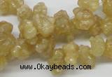 CCR85 15.5 inches 12mm chip citrine gemstone beads wholesale