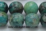 CCS17 15.5 inches 18mm round natural chrysocolla gemstone beads