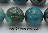 CCS18 15.5 inches 20mm round natural chrysocolla gemstone beads