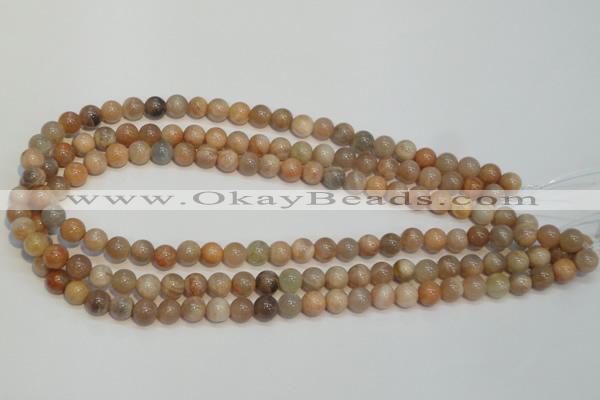 CCS302 15.5 inches 6mm round natural sunstone beads wholesale