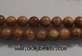 CCS351 15.5 inches 6mm round AB grade natural golden sunstone beads