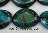 CCS481 15.5 inches 22*30mm freeform dyed chrysocolla gemstone beads