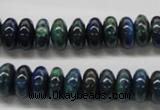 CCS53 16 inches 6*12mm rondelle dyed chrysocolla gemstone beads