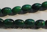 CCS630 15.5 inches 8*12mm rice dyed chrysocolla gemstone beads