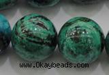 CCS807 15.5 inches 18mm round natural Chinese chrysocolla beads