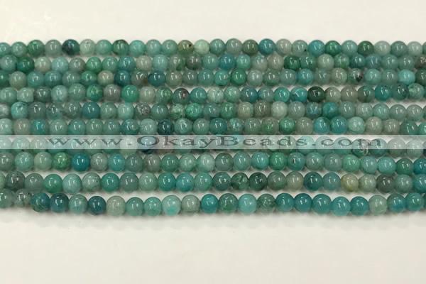 CCS871 15.5 inches 3mm round natural chrysocolla gemstone beads