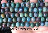 CCS895 15 inches 10mm round natural chrysocolla gemstone beads