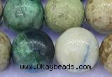 CCS929 15 inches 12mm round chrysocolla beads