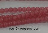 CCT1105 15 inches 2mm round tiny cats eye beads wholesale