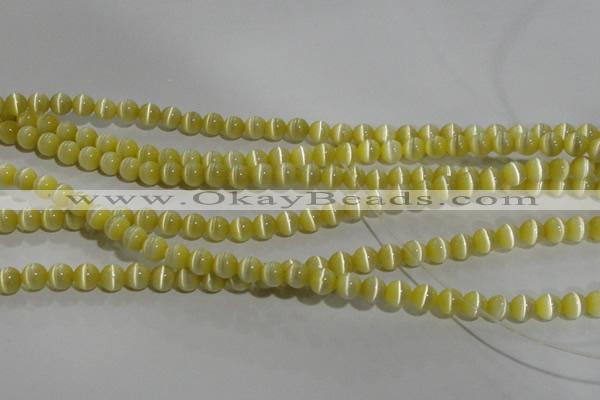 CCT1207 15 inches 4mm round cats eye beads wholesale