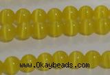 CCT1209 15 inches 4mm round cats eye beads wholesale