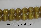 CCT1212 15 inches 4mm round cats eye beads wholesale