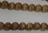 CCT1216 15 inches 4mm round cats eye beads wholesale