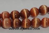 CCT1280 15 inches 5mm round cats eye beads wholesale