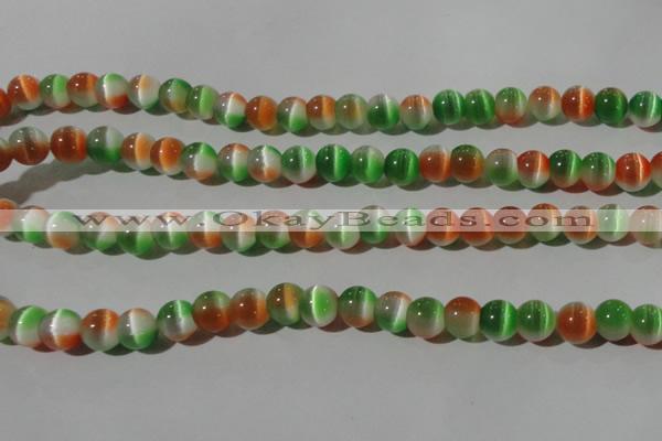 CCT1342 15 inches 6mm round cats eye beads wholesale