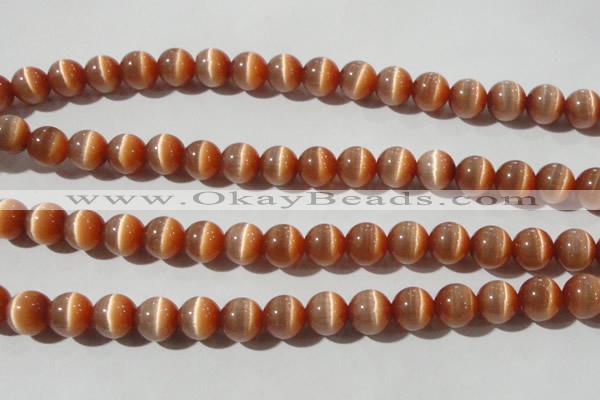 CCT1378 15 inches 7mm round cats eye beads wholesale