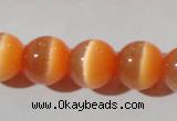 CCT1382 15 inches 7mm round cats eye beads wholesale