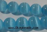 CCT1383 15 inches 7mm round cats eye beads wholesale