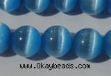 CCT1389 15 inches 7mm round cats eye beads wholesale