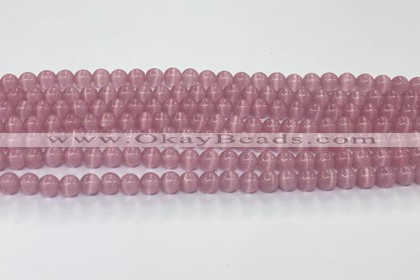 CCT1405 15 inches 4mm, 6mm round cats eye beads