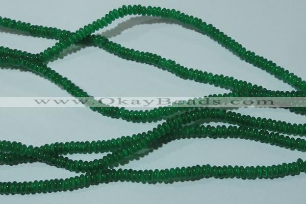 CCT210 15 inches 2*4mm rondelle cats eye beads wholesale