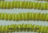 CCT213 15 inches 2*4mm rondelle cats eye beads wholesale