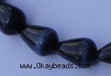 CCT23 14 inches 10*14mm teardrop black cats eye beads wholesale