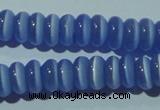 CCT239 15 inches 3*6mm rondelle cats eye beads wholesale