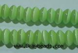 CCT242 15 inches 3*6mm rondelle cats eye beads wholesale