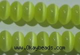 CCT276 15 inches 5*8mm rondelle cats eye beads wholesale