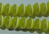 CCT277 15 inches 5*8mm rondelle cats eye beads wholesale