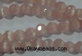 CCT304 15 inches 4mm faceted round cats eye beads wholesale