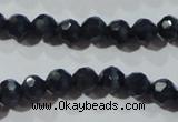 CCT329 15 inches 4mm faceted round cats eye beads wholesale