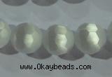 CCT390 15 inches 10mm faceted round cats eye beads wholesale