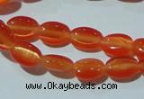 CCT604 15 inches 4*6mm oval cats eye beads wholesale