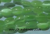 CCT609 15 inches 4*6mm oval cats eye beads wholesale