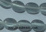 CCT631 15 inches 6*8mm oval cats eye beads wholesale