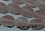 CCT632 15 inches 6*8mm oval cats eye beads wholesale