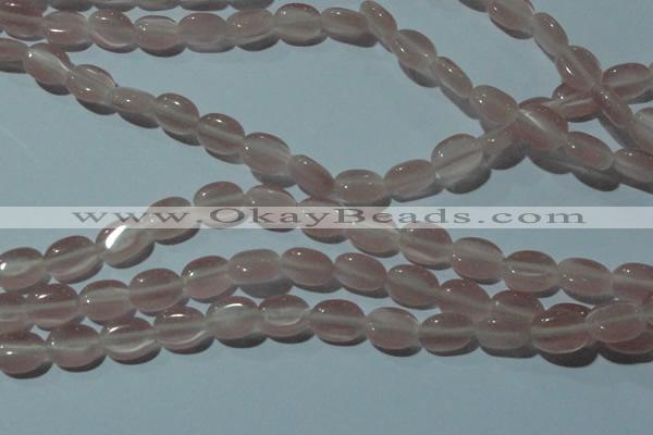 CCT632 15 inches 6*8mm oval cats eye beads wholesale