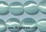 CCT660 15 inches 8*10mm oval cats eye beads wholesale