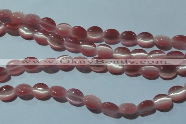 CCT665 15 inches 8*10mm oval cats eye beads wholesale