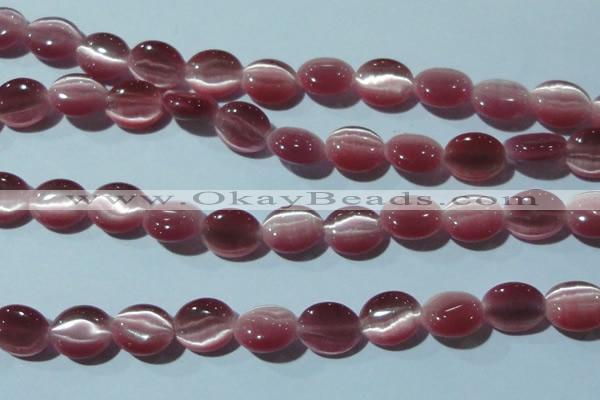 CCT666 15 inches 8*10mm oval cats eye beads wholesale