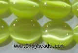 CCT698 15 inches 10*12mm oval cats eye beads wholesale