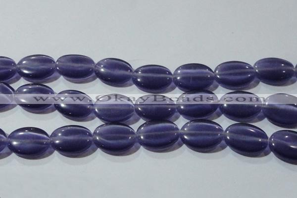 CCT731 15 inches 10*14mm oval cats eye beads wholesale