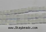 CCU01 15.5 inches 4*4mm cube opal beads wholesale