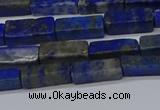 CCU721 15.5 inches 4*13mm cuboid lapis lazuli beads wholesale