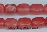 CCY152 15.5 inches 11*15mm cuboid cherry quartz beads wholesale