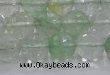 CCY615 15.5 inches 14mm faceted round green cherry quartz beads