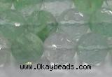 CCY616 15.5 inches 16mm faceted round green cherry quartz beads