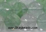 CCY618 15.5 inches 20mm faceted round green cherry quartz beads